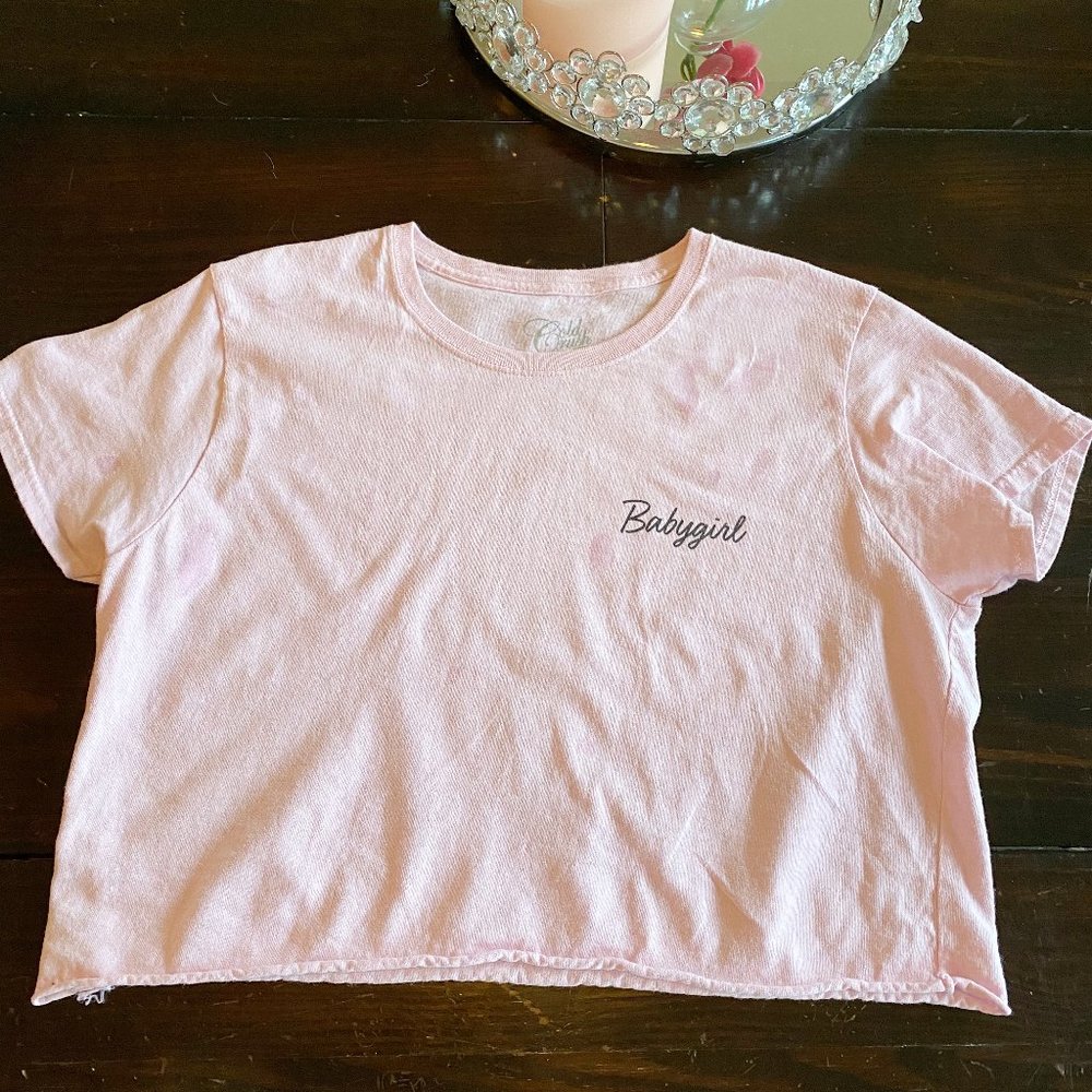 Gold Rush - Baby girl Crop top tee L